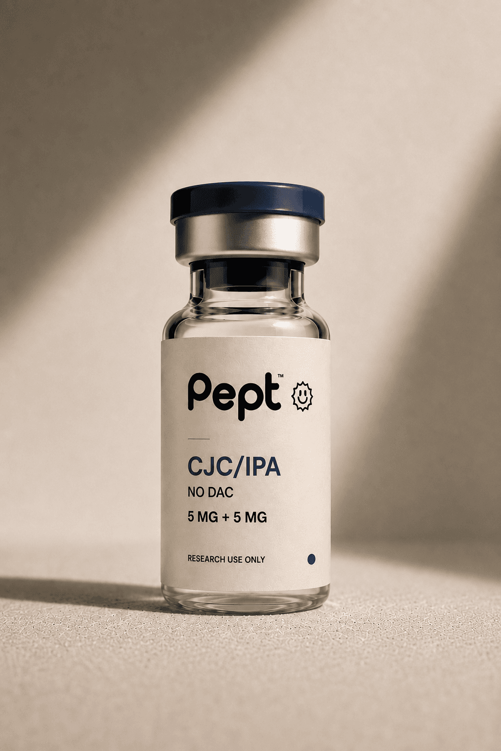 CJC/IPA No DAC 5 MG + 5 MG Pept research vial